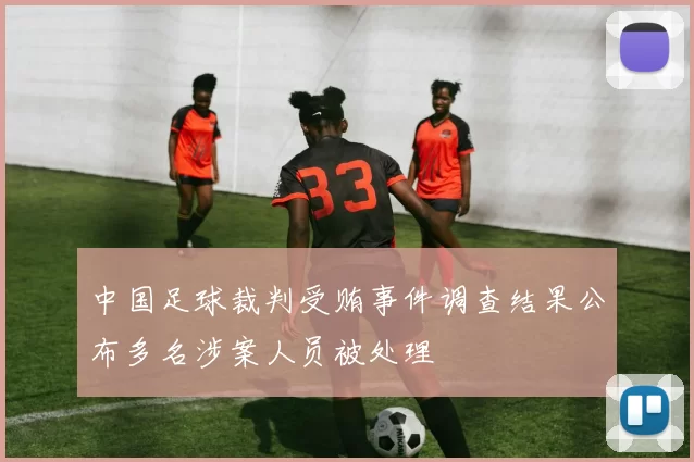 中国足球裁判受贿事件调查结果公布多名涉案人员被处理
